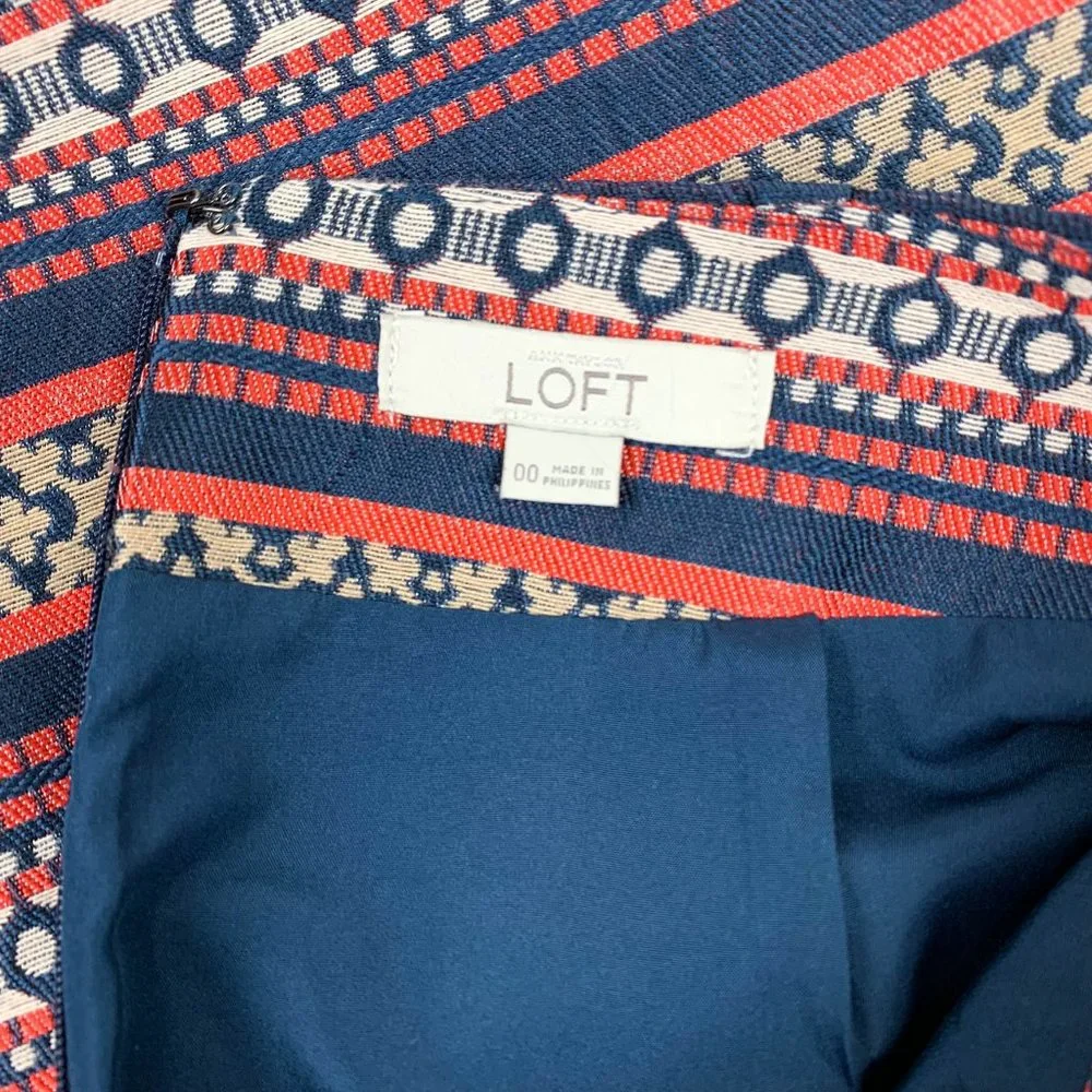 ANN TAYLOR LOFT | Mini Boho Pencil Skirt - Picture 7 of 12